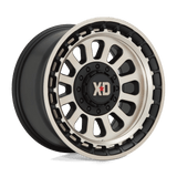 XD Wheels XD85679035612N - Xd856 Omega 17X9 Satin Black With Bronze Tint