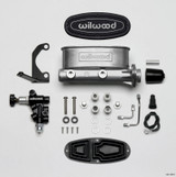 Wilwood 261-13270 - HV Tandem M/C Kit w L/H Bracket & Prop Valve - 1 1/8in Bore