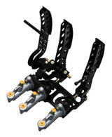 Wilwood 340-12410 - Pedal Assembly Floor Mount-Brake Clutch & Throttle
