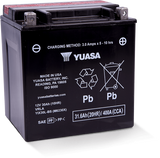 Yuasa Battery YUAM6230X - Yuasa YIX30L-BS High Performance Maintenance Free AGM 12-Volt Battery w/Bottle