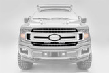 ZROADZ Z415711-KIT - OEM Grille LED Kit, Black, Mild Steel, Bolt-On, Includes (2) 6 Inch  LED Straight Single Row Slim Light Bars and Universal Wiring Harness, Mounts behind lower opening of OEM Grille
