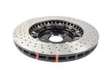 DBA DBA53922BLKXD - 2021+ Toyota GR Yaris 5000 Series Drilled Front Brake Rotor