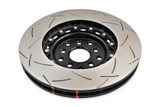 DBA DBA5654BLKS-10 - 04-07 STi/2017 BRZ w/Perf. Pkg. 10 Hole Front Slotted 5000 Series 2/PC Rotor Assembled w/Blk Hat