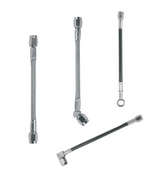 Fragola 352024 - 3AN Black Covered Straight x 7/16 BJO 24in