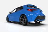 Rally Armor MF27-BCE22-BLK/PK - 12-19 Ford Focus ST / 16-19 RS Black Mud Flap BCE Logo