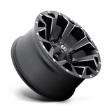 Fuel Wheels D54618901750 - Aluminum Wheels 18X9 Assault D546 8 On 170 Matte Black Milled 125.1 Bore 1 Offset 8 Spoke Fuel Off Road Wheels