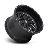 Fuel Wheels D58120208247 - Aluminum Wheels 20X12 Triton D581 8 On 165.1 Gloss Black Milled 125.1 Bore -43 Offset Mesh Spoke Fuel Off Road Wheels