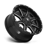 Fuel Wheels D61020907057 - Aluminum Wheels 20X9 Maverick D610 5 On 139.7/5 On 150 Gloss Black/Milled 110.3 Bore 20 Offset Fuel Off Road Wheels