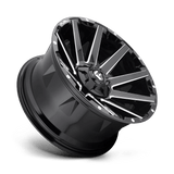 Fuel Wheels D61520907050 - Aluminum Wheels 20X9 Contra D615 5 On 139.7/5 On 150 Gloss Black/Milled 110.3 Bore 1 Offset Multi Spoke Fuel Off Road Wheels Fuel Wheels D61520907050 - Aluminum Wheels 20X9 Contra D615 5 On 139.7/5 On 150 Gloss Black/Milled 110.3 Bore 1 Offset Multi Spoke Fuel Off Road Wheels