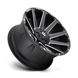 Fuel Wheels D61620908257 - Aluminum Wheels 20X9 Contra D616 8 On 165.1 Matte Black Milled 125.2 Bore 20 Offset Multi Spoke Fuel Off Road Wheels