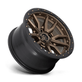 Fuel Wheels D68117907545 - Aluminum Wheels 17X9 Rebel D681 5 On 127 Matte Bronze Black Bead Ring 71.5 Bore -12 Offset Fuel Off Road Wheels