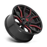 Fuel Wheels D71222005747 - D712 Rage 22X10 Gloss Black Red Tinted Clear