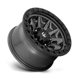 Fuel Wheels D71620908450 - Aluminum Wheels 20X9 Covert D716 6 On 139.7 Matte Gunmetal Gray Black Bead Ring 106.1 Bore 1 Offset Multi Spoke Fuel Off Road Wheels