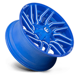 Fuel Wheels D77422007047 - Aluminum Wheels 22X10 Typhoon D774 5 On 139.7/5 On 150 Anodized Blue MIlled 110.2 Bore -18 Offset Fuel Off Road Wheels