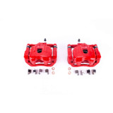 PowerStop S1812 - Power Stop 96-00 Toyota RAV4 Front Red Calipers w/Brackets - Pair