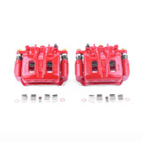PowerStop S2920 - Power Stop 04-11 Mitsubishi Endeavor Front Red Calipers w/Brackets - Pair