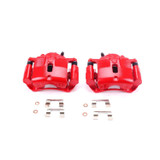 PowerStop S2670 - Power Stop 03-08 Honda Pilot Front Red Calipers w/Brackets - Pair