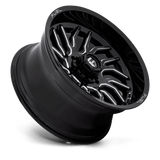 Fuel Wheels D80720008447 - Aluminum Wheels 20X10 Hurricane D807 6 On 139.7 Gloss Black Milled 106.1 Bore -18 Offset Fuel Off Road Wheels