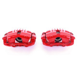 PowerStop S4712 - Power Stop 97-05 Chevrolet Blazer Rear Red Calipers w/Brackets - Pair