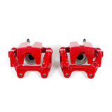 PowerStop S4992A - Power Stop 09-10 Dodge Challenger Rear Red Calipers w/Brackets - Pair