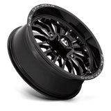 Fuel Wheels D8211870A644 - D821 Arc Utv 18X7 Gloss Black Milled