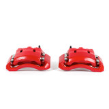 PowerStop S4890 - Power Stop 06-08 Dodge Ram 1500 Front Red Calipers w/Brackets - Pair