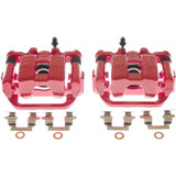 PowerStop S6696 - Power Stop 17-19 Nissan Leaf Rear Red Calipers - Pair