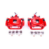 PowerStop S5464 - Power Stop 12-18 Dodge Journey Rear Red Calipers w/Brackets - Pair