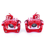 PowerStop S6650 - Power Stop 10-13 Audi A3 Rear Red Calipers w/Brackets - Pair