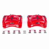 PowerStop S7120 - Power Stop 13-18 Mazda CX-5 Front Red Calipers w/Brackets - Pair