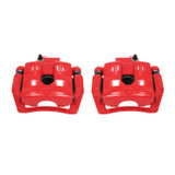 PowerStop S5118A - Power Stop 10-11 Cadillac SRX Rear Red Calipers w/Brackets - Pair