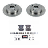 PowerStop TDBK1244 - Power Stop 98-99 Acura CL Rear Track Day Brake Kit