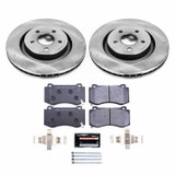 PowerStop TDBK2924 - Power Stop 06-10 Jeep Grand Cherokee Front Track Day Brake Kit