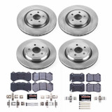 PowerStop TDBK5958 - Power Stop 12-17 Jeep Grand Cherokee Front & Rear Track Day Brake Kit