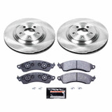 PowerStop TDBK1304 - Power Stop 94-99 Ford Mustang Front Track Day Brake Kit
