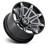 Fuel Wheels FC401PB22128044N - Aluminum Wheels 22X12 Brawl FC401PB 8 On 165.1 Chrome/Gloss Black Lip 125.1 Bore -44 Offset Fuel Off Road Wheels