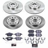 PowerStop TDSK5363 - Power Stop 2008 Audi A3 Front & Rear Track Day SPEC Brake Kit