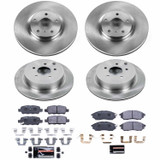 PowerStop TDSK6237 - Power Stop 12-13 Infiniti M35h Front & Rear Track Day SPEC Brake Kit