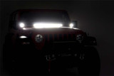 Rough Country 70062 - LED Light Kit - Cowl Mount - 2 inch Black Pair - Jeep Gladiator JT/Wrangler JL (18-24)