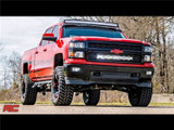 Rough Country 70624 - LED Light Kit - Behind Grille Mount - 30 inch Black Dual Row - White DRL - Chevy Silverado 1500 (14-15)