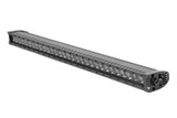 Rough Country 70730BLDRL - 30 Inch Black Series LED Light Bar - Single Row - Cool White DRL