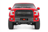 Rough Country 70193BDA - Mesh Grille - 30 inch Dual Row LED - Black - Amber DRL - Ford F-150 (15-17)