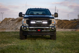 Rough Country 70898 - LED Light Kit - Grille Mount - 10 Inch Black - Slimline - Ford F-250 Super Duty (20-22)