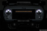 Rough Country 70920DA - 20 Inch Chrome Series LED Light Bar - Dual Row - Amber DRL