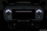 Rough Country 70920BD - 20 Inch Black Series LED Light Bar - Dual Row - Cool White DRL