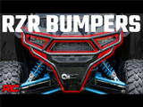 Rough Country 93118 - Tubular Bumper - Rear w/ Receiver Hitch - Polaris RZR XP1000 - Polaris RZR XP 1000