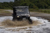 Rough Country 97001 - LED Light - Bumper Mount - 12 inch Black Single Row - Can-Am Defender HD 8/HD 9/HD 10