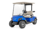 Rough Country 98202240 - Vented Full Windshield - Scratch Resistant - Yamaha Drive2 Golf Cart