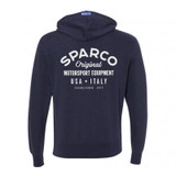 Sparco SP04800BM3L - Sweatshirt ZIP Garage NVY - Large