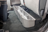 DU-HA 20107 - DÜHA Under Seat Storage fits 2015-2025 Ford F150 SuperCab & 2017-2025 Ford F250 F350 F450 F550 SuperCab - Heavy-Duty Back Seat Organizer – Lt Gray